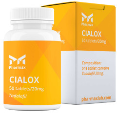 Tadalafil (Cialis) 50 tab, 20 mg/tab oraux (en comprimés)